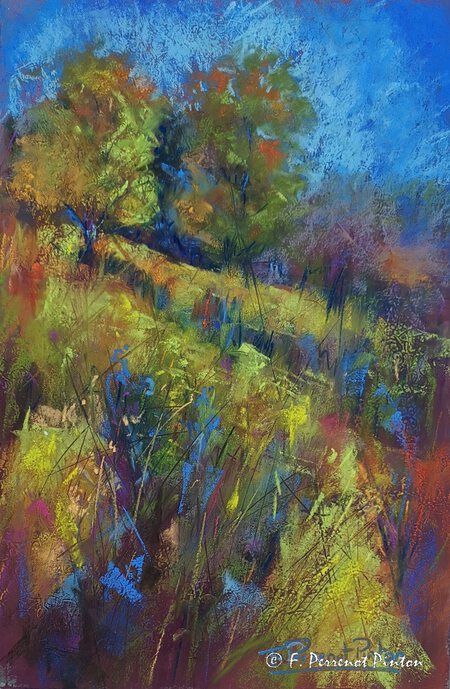 "Du c&ocirc;t&eacute; de Valdr&ocirc;me" (Dr&ocirc;me) 30 x 20 cm