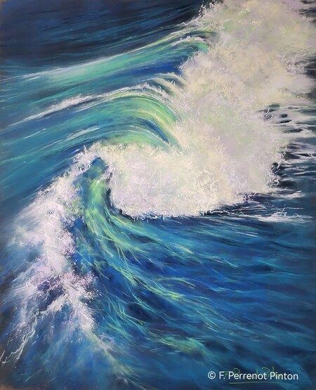 Fraicheur oc&eacute;ane 40x50 cm
