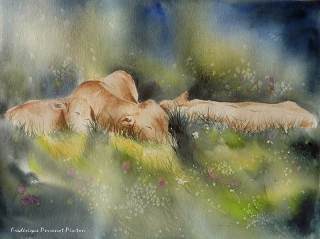 Instant paisible (30 x 40 )