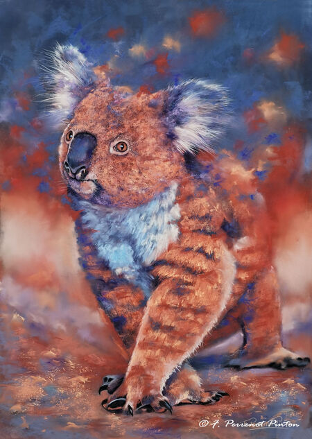 "Kalya" 50 x 70 cm d'apr&egrave;s photo Emmanuel Keller