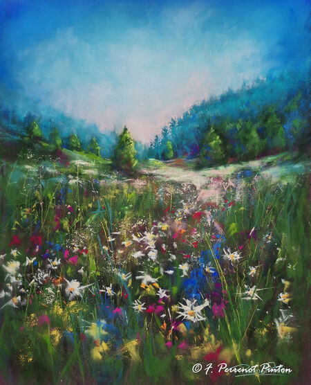 "Le Vallon de Combeau" 40 x50 cm