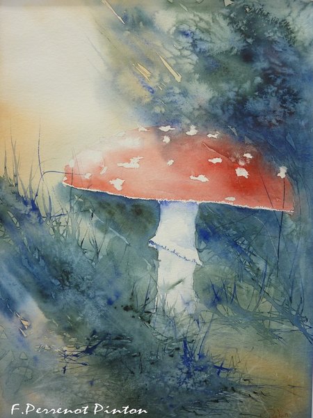 Le champignon (25.5 x 35.5)