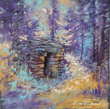 Le refuge enchant&eacute; 30x30 cm