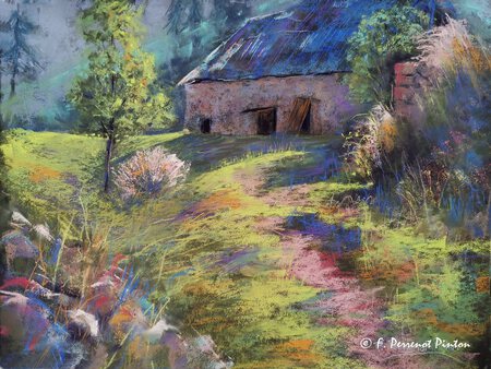 "Les Grangettes-Serre-Chevalier" 30x 40 cm
