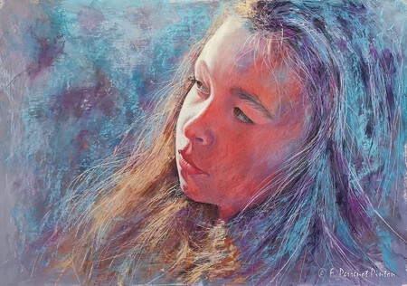 "Quel avenir ?" Pastel 50 x 70 cm