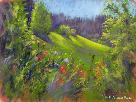 " Valdr&ocirc;me II" Pastel 40 x 50 cm