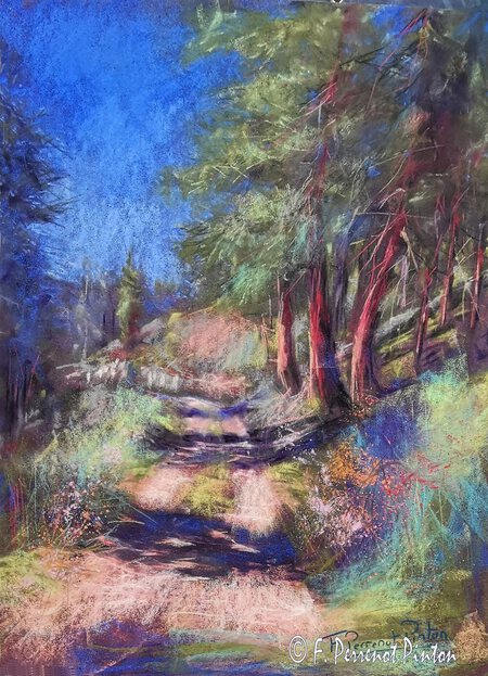 "Vers Brian&ccedil;on" 40 x 30 cm